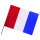 Foil flags according to pattern flame retardant