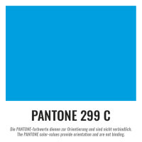 Plastic film sheet 50x75cm - light blue