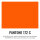 Plastic film sheet 50x75cm - orange