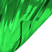 Metallic plastic film roll standard 1,5x30m - green