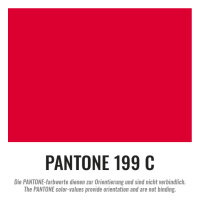 Plastic film roll premium 2x50m - red