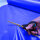 Plastic film roll premium flame retardant 2x50m - blue