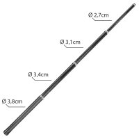 Telescopic pole premium 4m