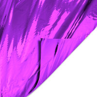 Metallic plastic film roll standard 1,5x30m - purple
