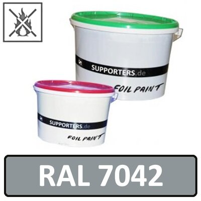 color foil traffic grey A RAL 7042 - flame retardant