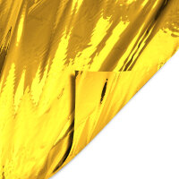 Plastic film scarves metallic