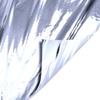 Plastic film scarves metallic flame retardant
