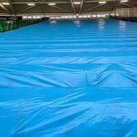 Plastic film seat covering roll 0,75x200m - Bordeaux