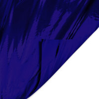 Metallic plastic film roll standard 1,5x2000m - Royal blue