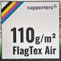 3D Big sector banner digital printed flame retardant