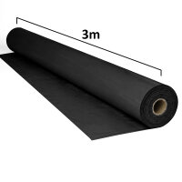 Plastic film roll standard 3x100m - schwarz