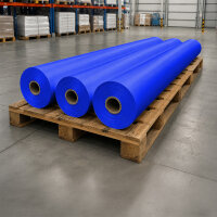 Plastic film roll standard 3x100m - blue